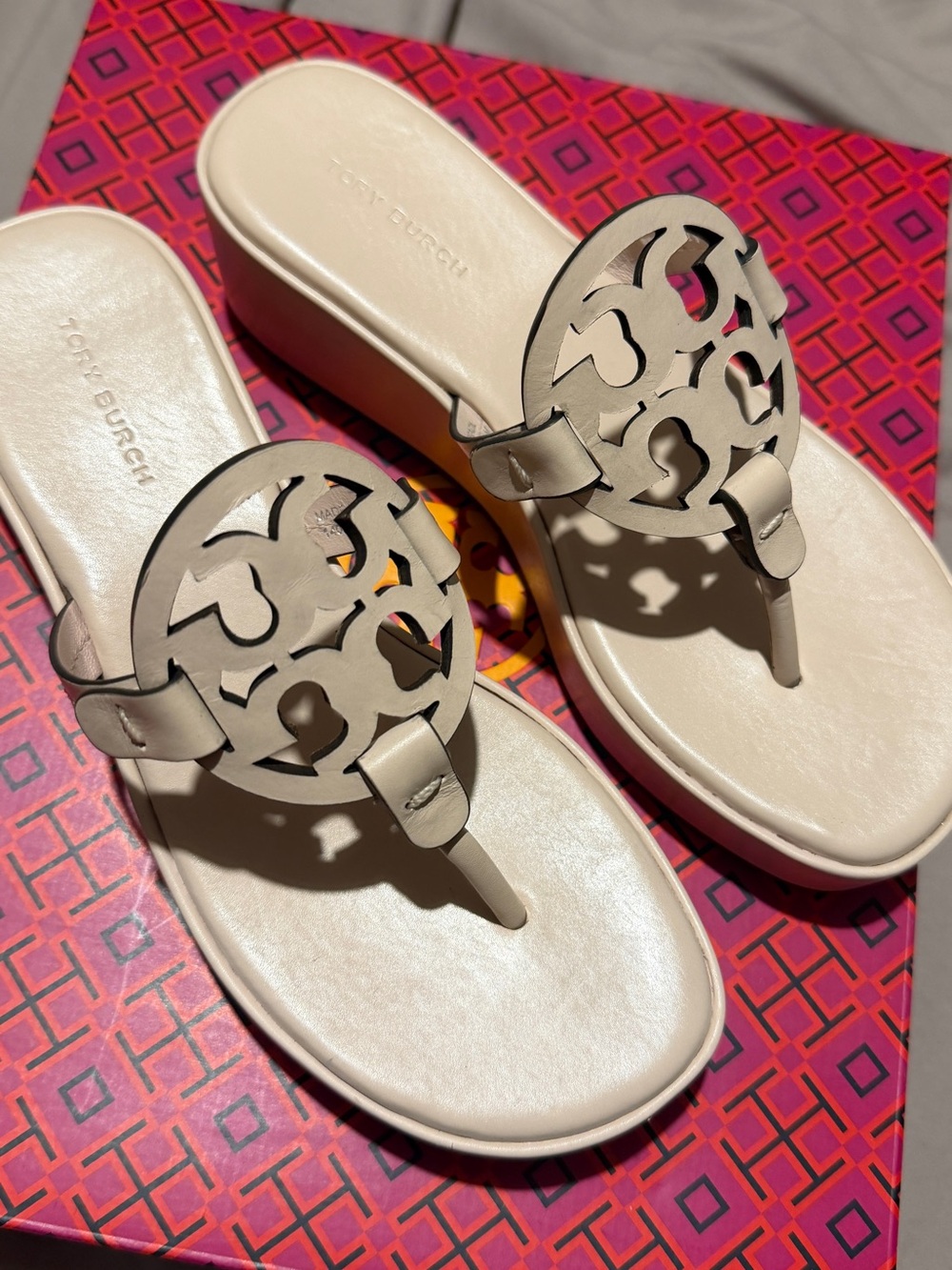 Tory Burch Miller Wedge Sandal - Picture 5 of 7